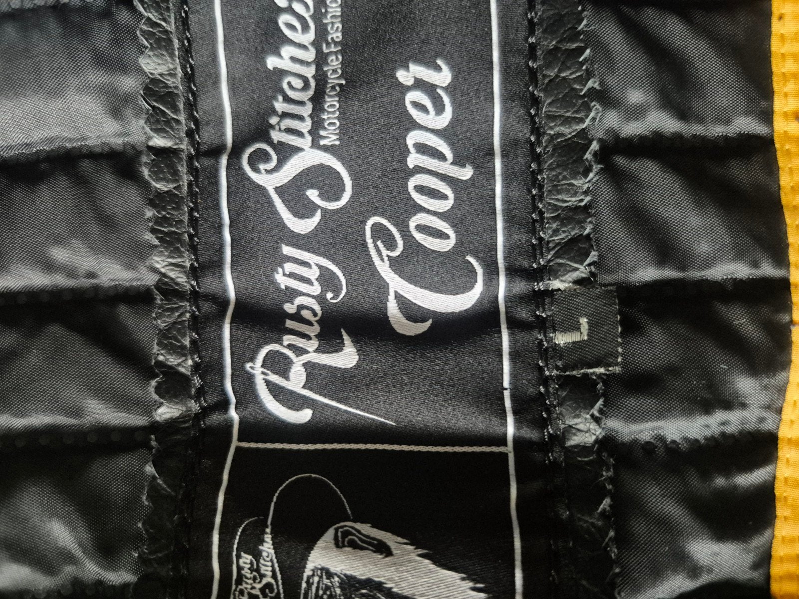 leder motorjas, Motoren, Kleding | Motorkleding, Rusty Stitches, Heren, Jas | leer, Ophalen of Verzenden