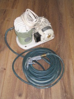 Verfspuit Compressor handig en makkelijk in gebruik., Doe-het-zelf en Verbouw, Compressors, Ophalen, Gebruikt, Minder dan 200 liter/min