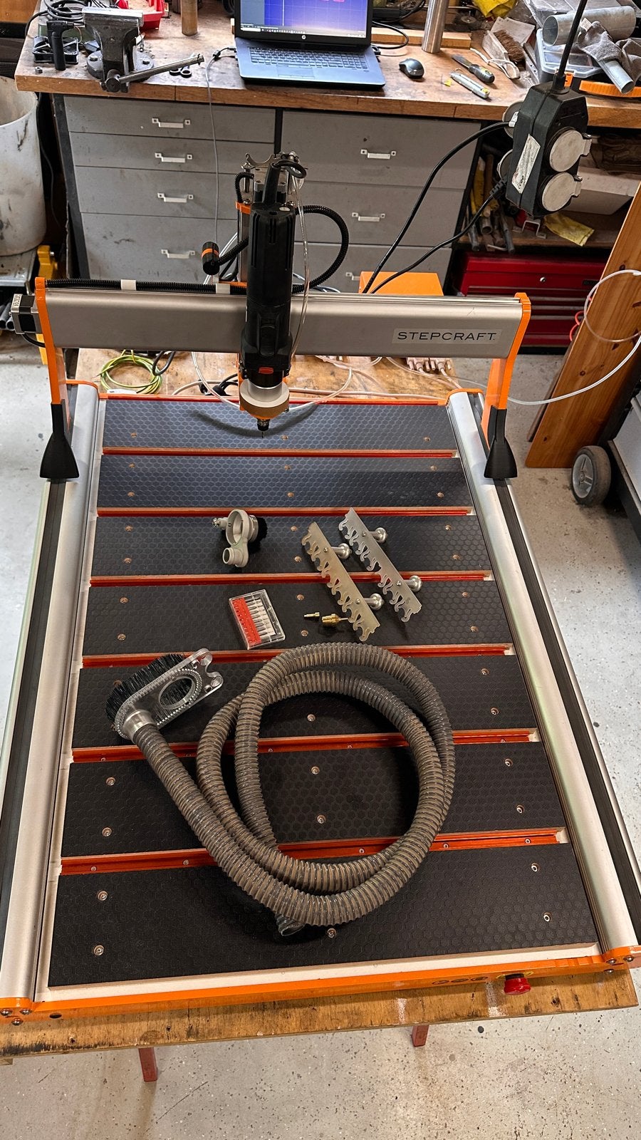 Stepcraft D840 CNC-freesmachine met accessoires, Doe-het-zelf en Verbouw, Gereedschap | Freesmachines, Ophalen, Zo goed als nieuw