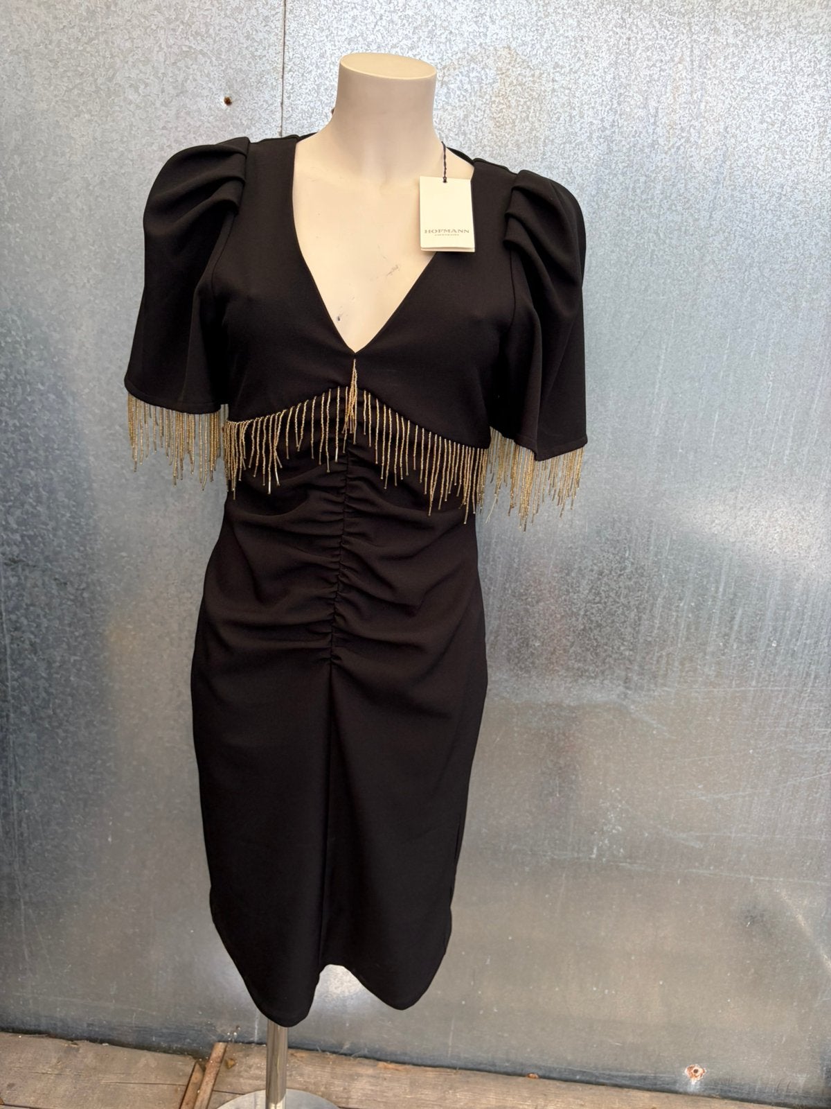 Hofmann Copenhagen dress jurk 34 zwart samia, Kleding | Dames, Jurken, Zwart, Ophalen of Verzenden, Zo goed als nieuw, Maat 34 (XS) of kleiner