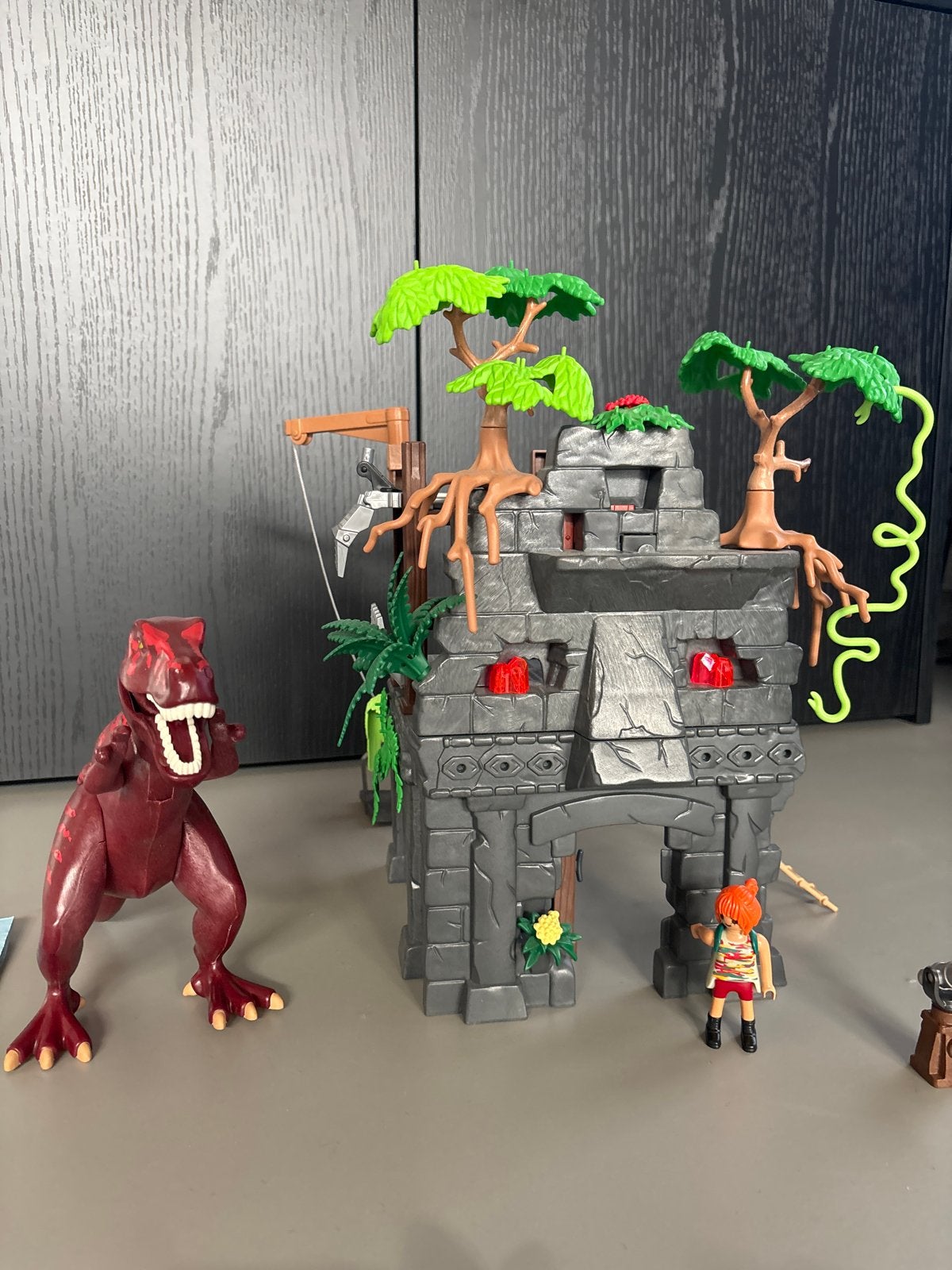 Playmobil 9429 explorer basiskamp met t-rex, Kinderen en Baby's, Speelgoed | Playmobil, Ophalen, Gebruikt, Gebouw, Losse onderdelen
