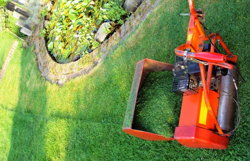 Wolf Garten 480 Kooimaaier / Banenmaaier met Benzinemotor, Tuin en Terras, Grasmaaiers, Ophalen, Gebruikt, Benzine-grasmaaier
