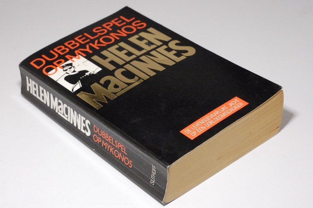 Dubbelspel op Mykonos - Helen MacInnes - Boek jaren 80, Boeken, Verzenden, Gelezen, Helen MacInnes