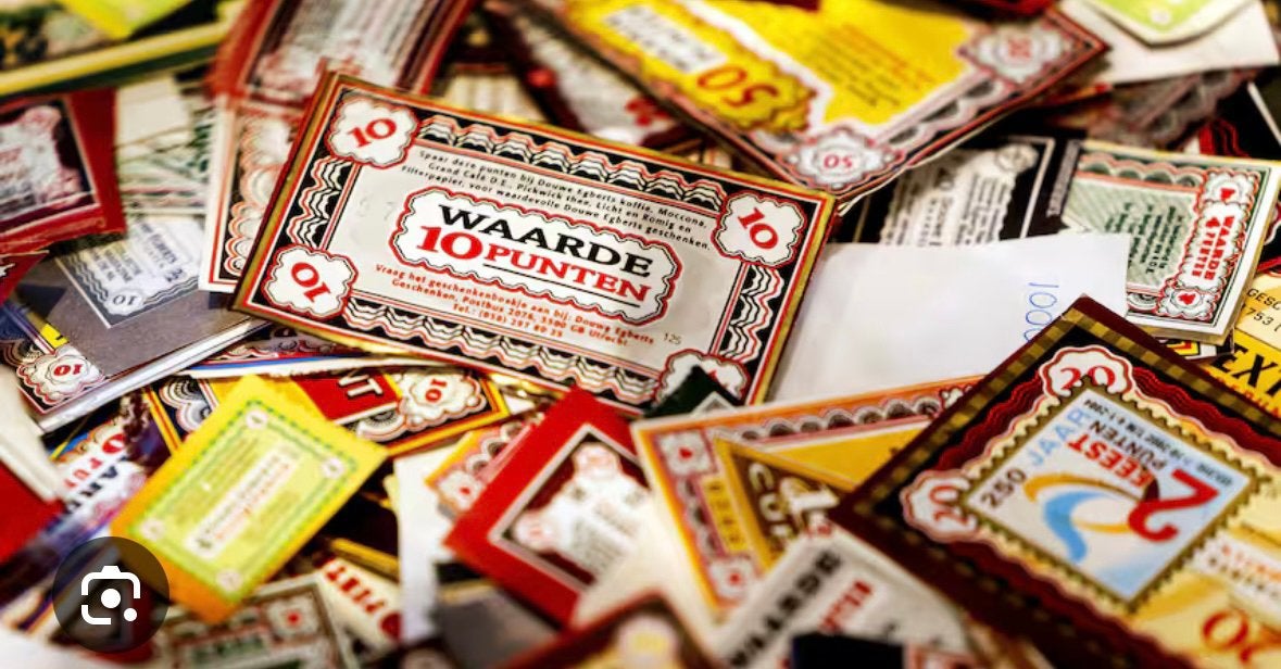 GEZOCHT: Douwe Egberts Punten, Ophalen of Verzenden, Koffie of Thee, Zegels, Bonnen of Punten
