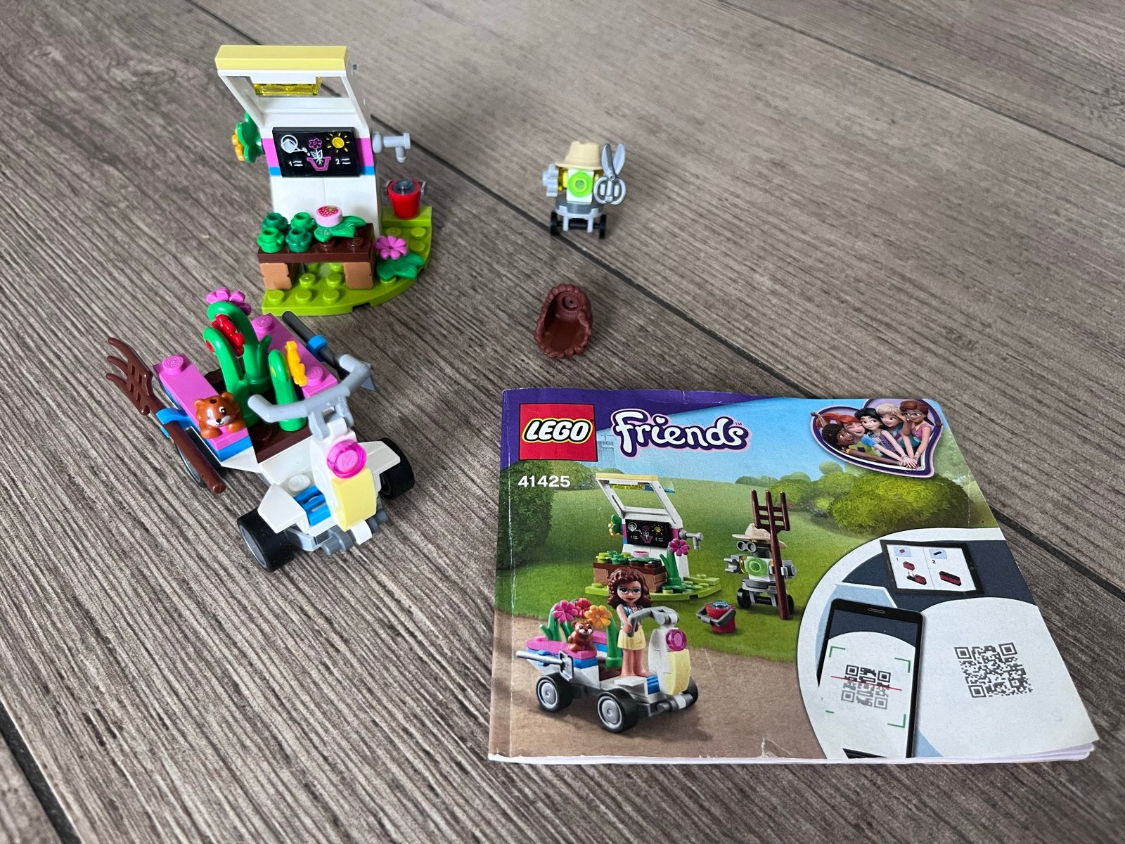 Lego Friends 41425 Olivia's Bloementuin, Gebruikt, Lego, Friends, Ophalen of Verzenden