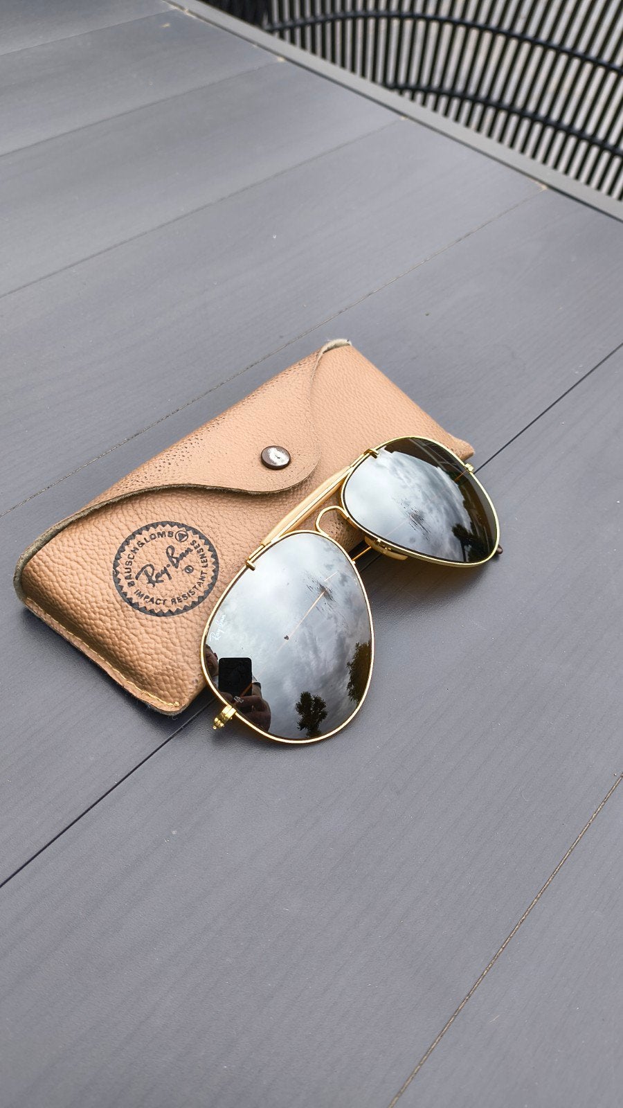 Rayban B&L Outdoorsman Top Gradient Mirror jaren'80*Vintage*, Sieraden, Tassen en Uiterlijk, Zonnebrillen en Brillen | Heren, Ophalen of Verzenden