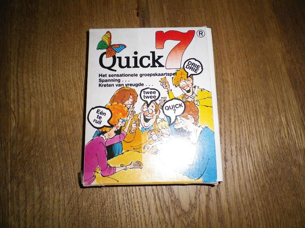 Quick 7 oud kaartspel van Parker, Ophalen of Verzenden, Zo goed als nieuw, Parker.