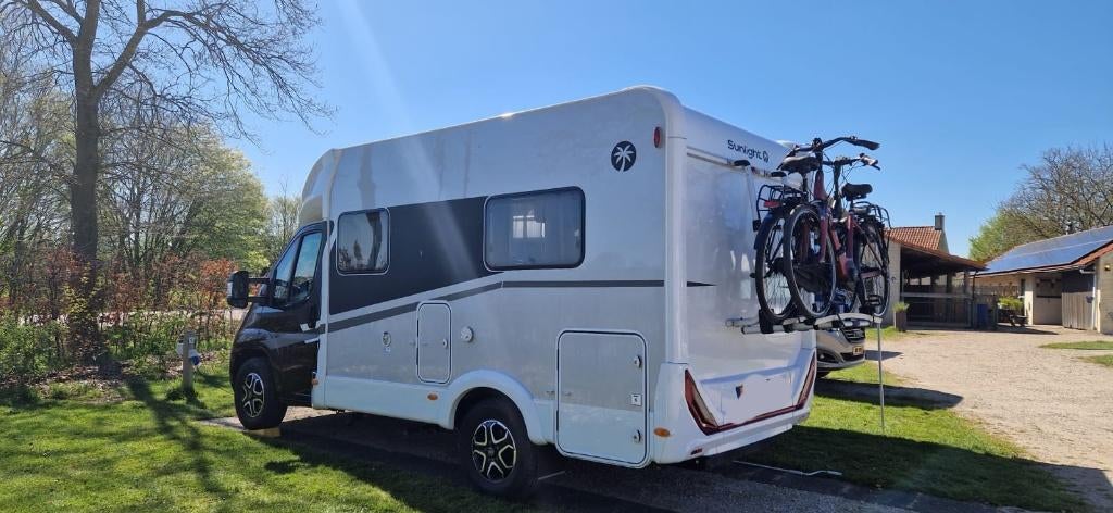 Tule fietsendrager, Ophalen, Gebruikt, 2 fietsen, Trekhaakdrager
