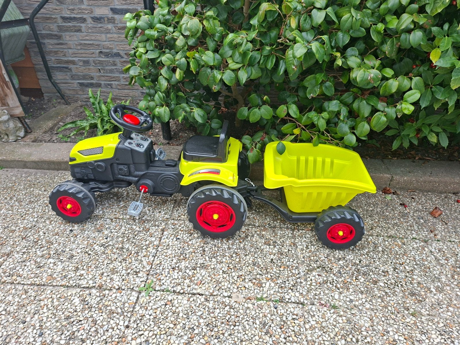 Trap tractor van pilsan, Kinderen en Baby's, Speelgoed | Buiten | Skelters, Ophalen, Zo goed als nieuw, Overige merken