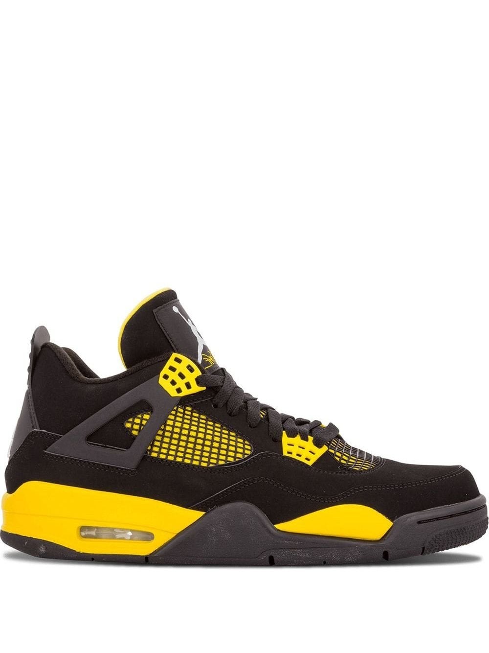Air Jordan 4 Retro 'Thunder' - Zwart/Geel, Zwart, Nike, Nieuw, Ophalen of Verzenden