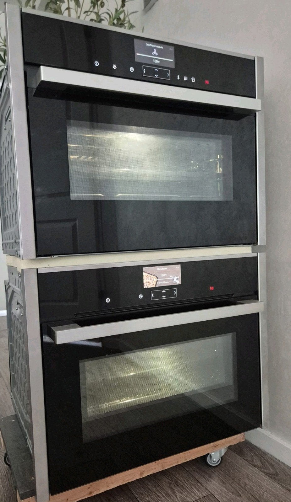 luxe NEFF set; combi stoombak met Wifi +Combi oven/magnetron, Ophalen, 45 tot 50 cm, Neff, Zo goed als nieuw