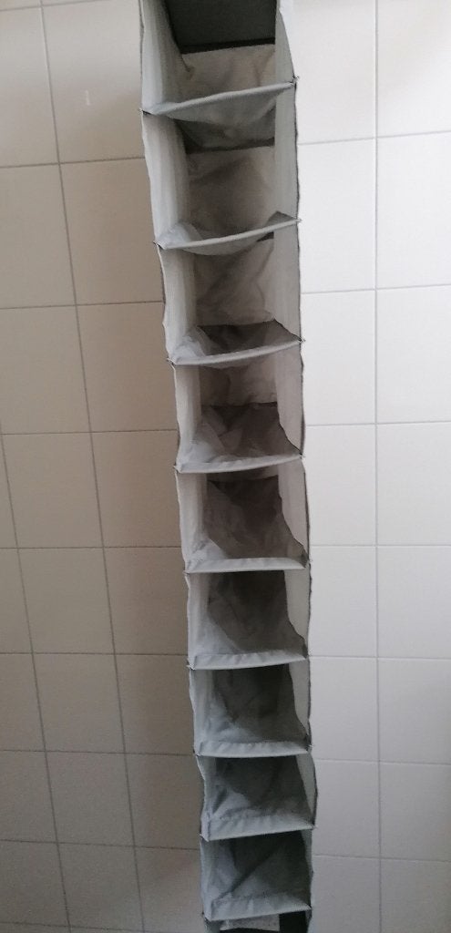 Ikea schoenen opbergzak grijs canvas € 5,00, Ophalen of Verzenden, Zo goed als nieuw, Grijs, Textiel