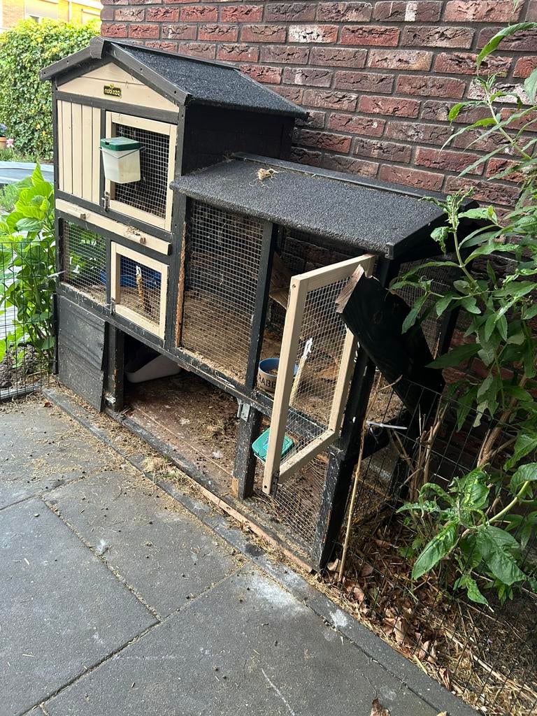 Konijnenhok gratis op te halen, Ophalen, Zo goed als nieuw, Kippenhok of Kippenren