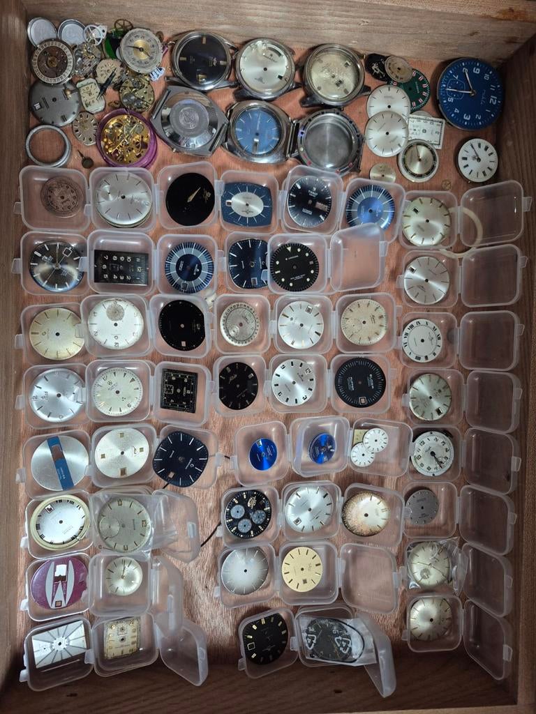 Wijzerplaten van Longines, Zenith, Baume, Universal Etc., Ophalen of Verzenden