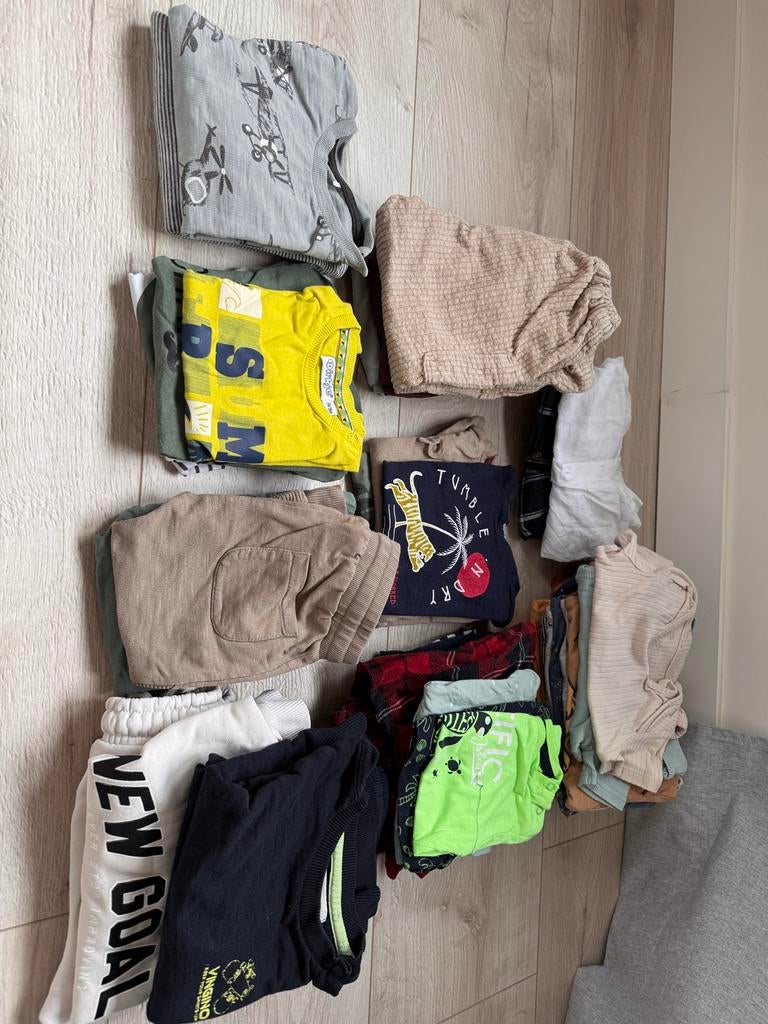 Jongens kledingpakket maat 74/80 - Diverse merken, Ophalen, Gebruikt, Jongetje, Overhemdje of Bloesje