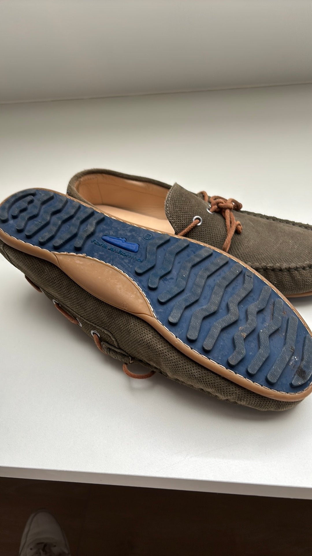 FLORIS VAN BOMMEL instapper, Kleding | Heren, Schoenen, Ophalen of Verzenden, Zo goed als nieuw, Blauw