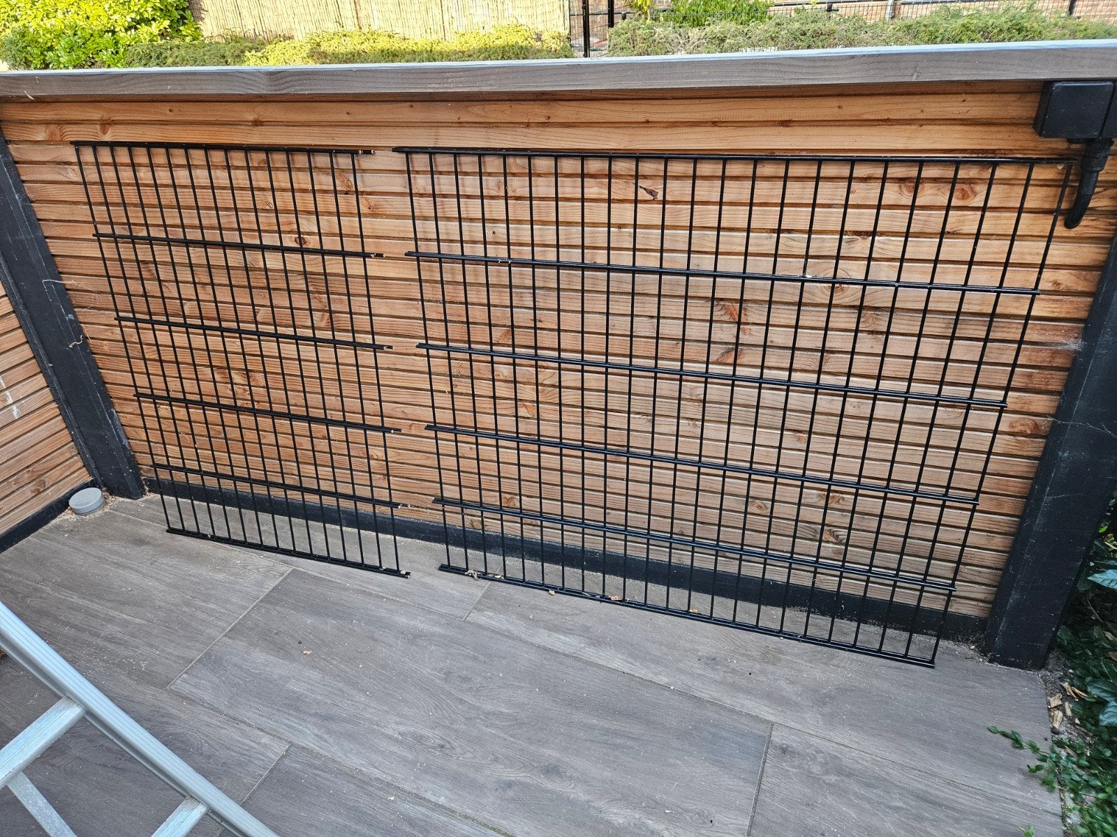 2 Hekwerkdelen - 1 meter hoog, 70 cm en 110 cm breed, Tuin en Terras, Ophalen, Nieuw, IJzer