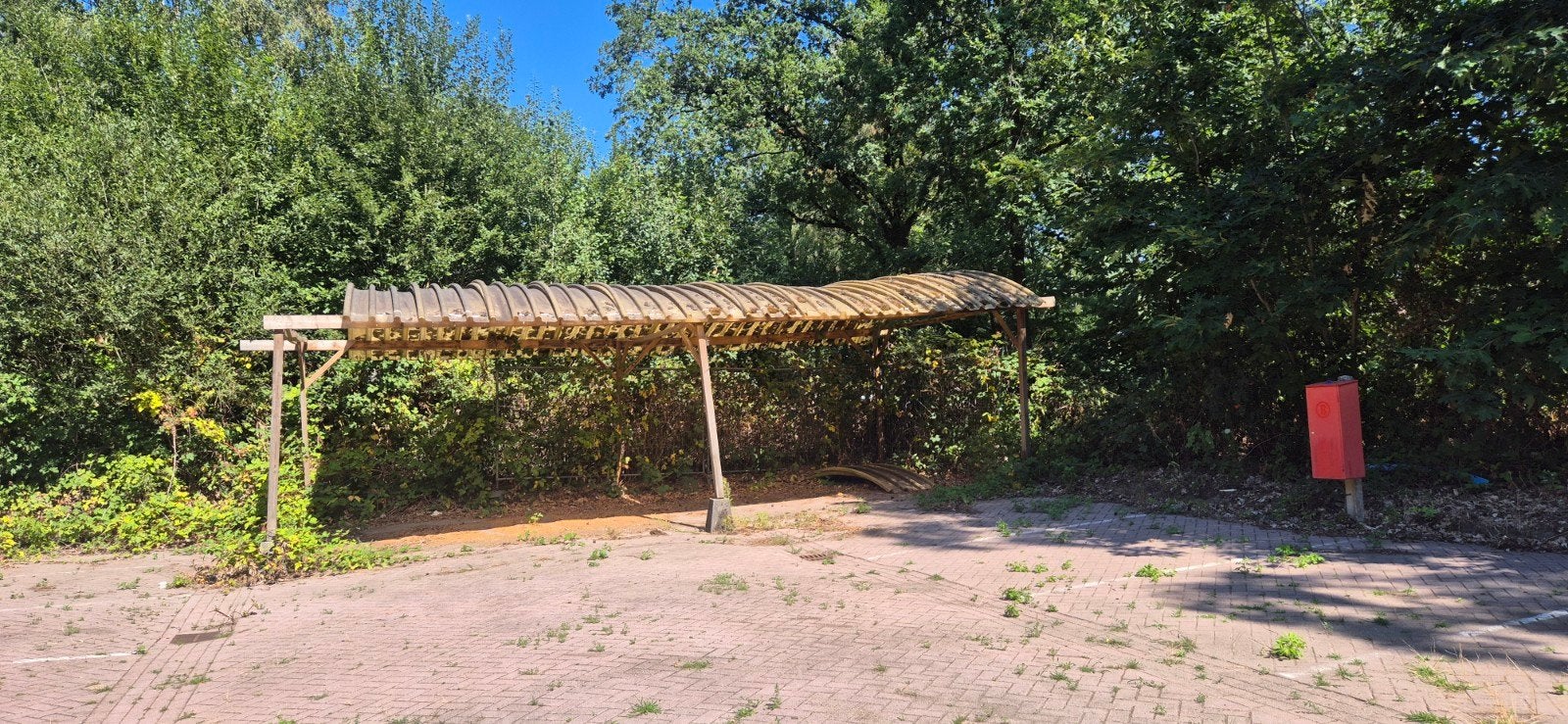 Gebruikte golfplaten voor diverse toepassingen ongeveer 10x5, Doe-het-zelf en Verbouw, Dakpannen en Dakbedekking, Ophalen, Overige materialen