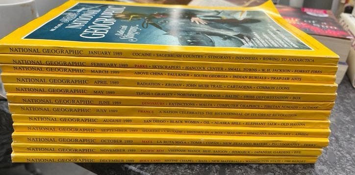 National Geographic 1989 complete jaargang engels, Ophalen of Verzenden, Gelezen, Wetenschap en Natuur