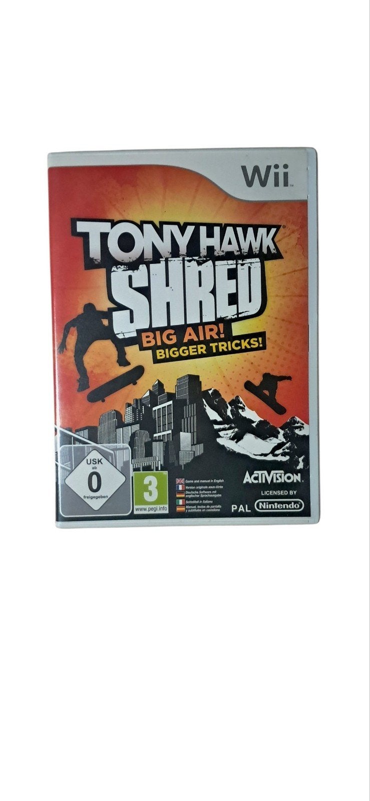 Tony Hawk Shred (Wii) - Skateboard & Snowboard Game, Gebruikt, 1 speler, Ophalen of Verzenden, Vanaf 3 jaar