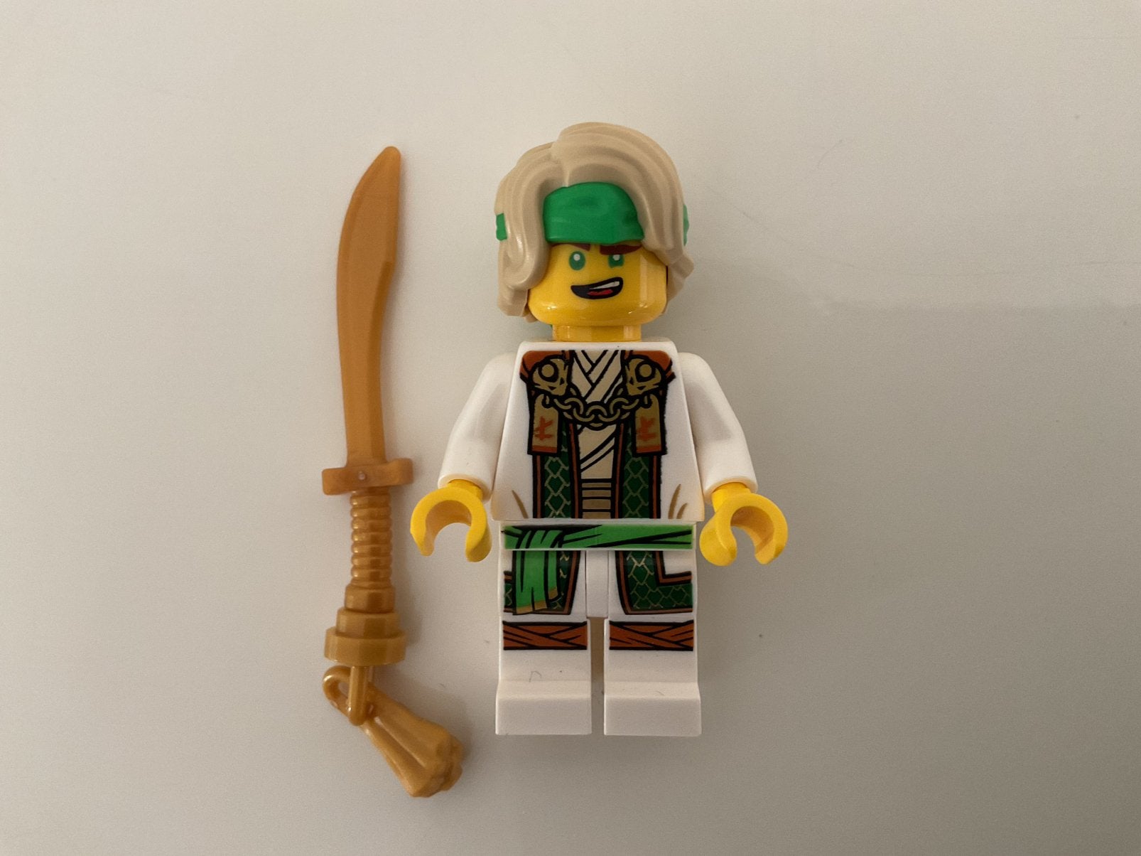 LEGO Ninjago - minifiguur - njo0853 - Lloyd - Master Lloyd, Compleet, Lego, Ophalen of Verzenden, Zo goed als nieuw