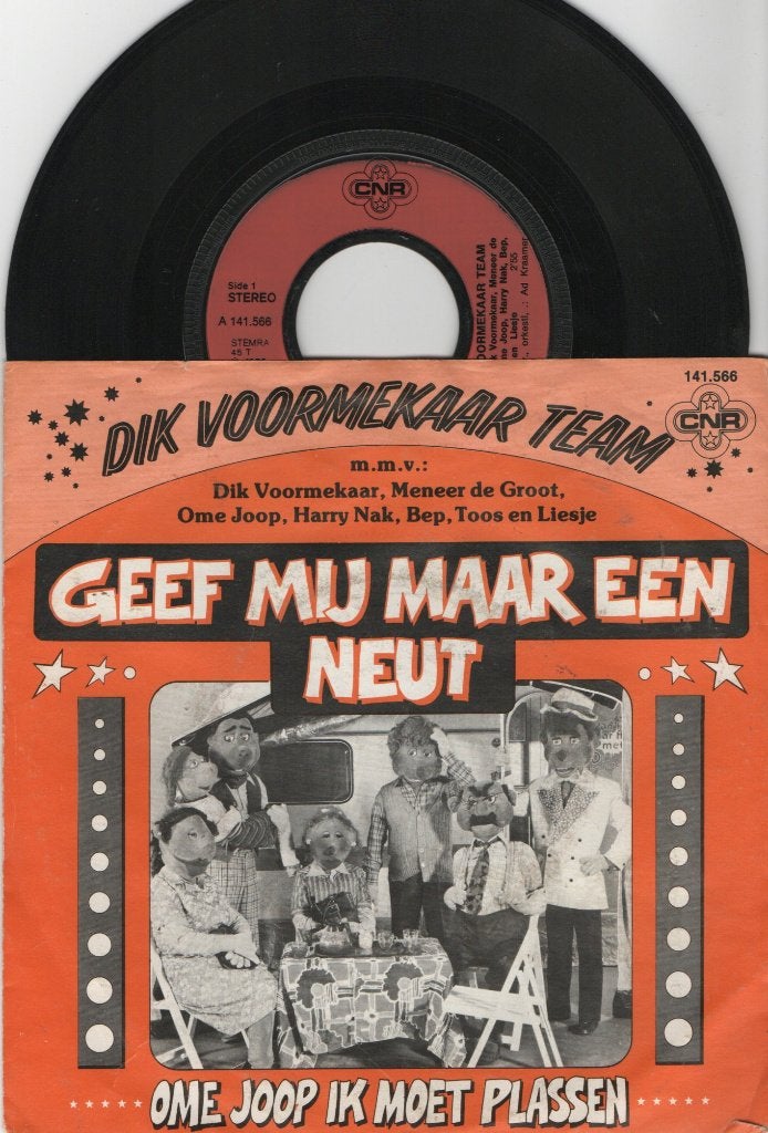 Dik voormekaar team - Geef Mij Maar Een Neut, Ophalen of Verzenden, Gebruikt, 7 inch, Overige genres