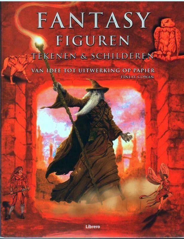 Finlay Cowan # Fantasy figuren tekenen en schilderen, Ophalen of Verzenden, Zo goed als nieuw, Tekenen en Schilderen