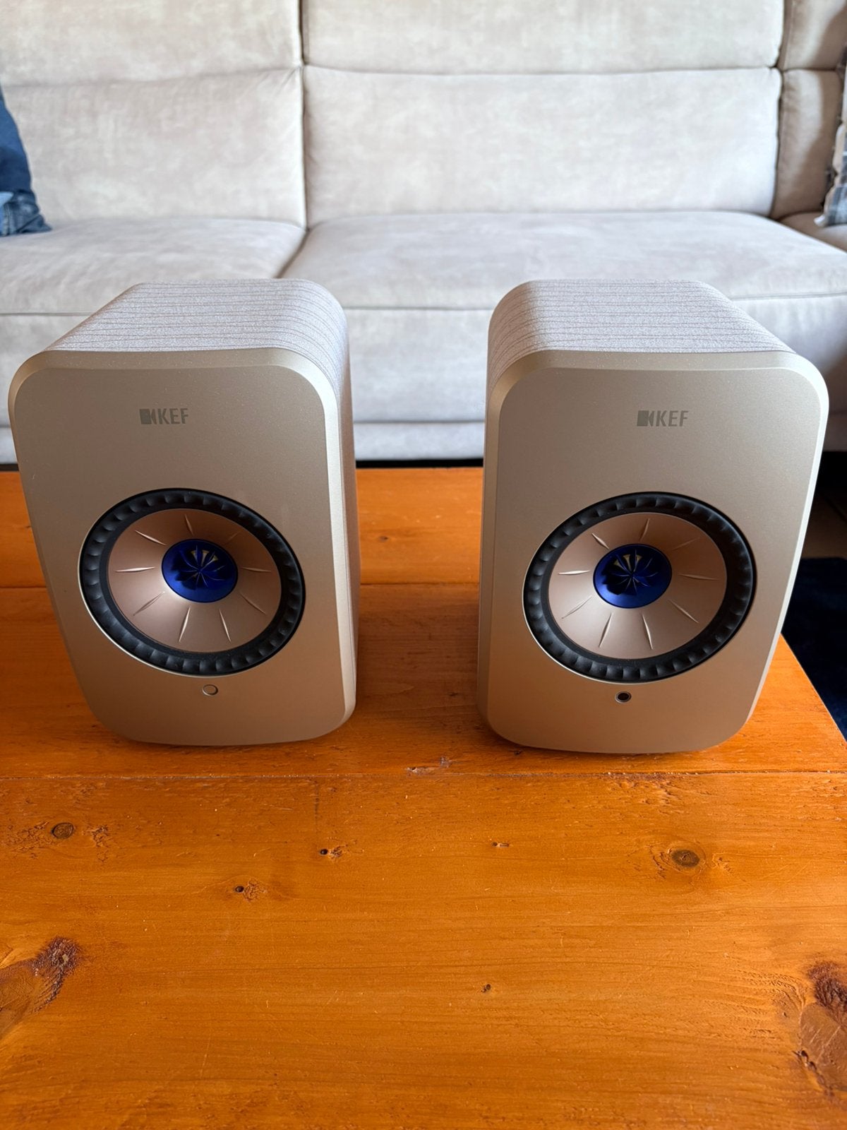 KEF LSX II Soundwave beige. Nieuwstaat