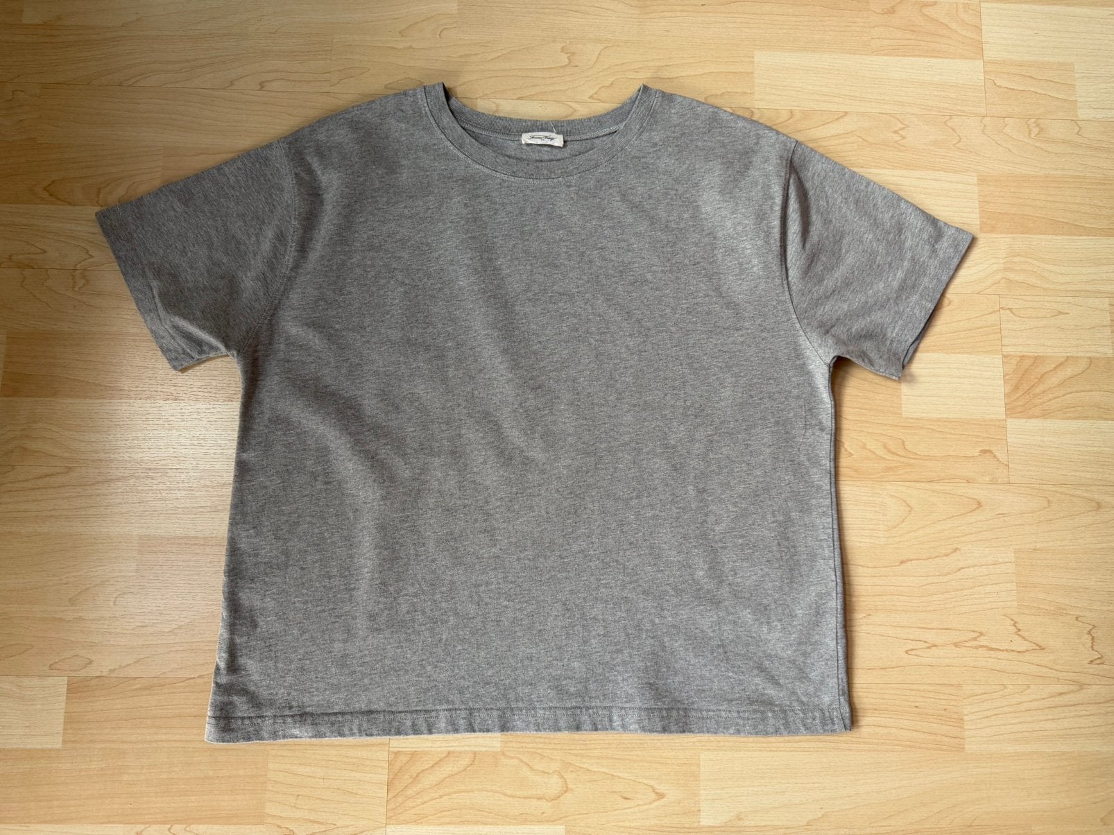 American Vintage - Grijs t-shirt maat M, Kleding | Dames, T-shirts, Maat 38/40 (M), Ophalen of Verzenden, Zo goed als nieuw, Korte mouw