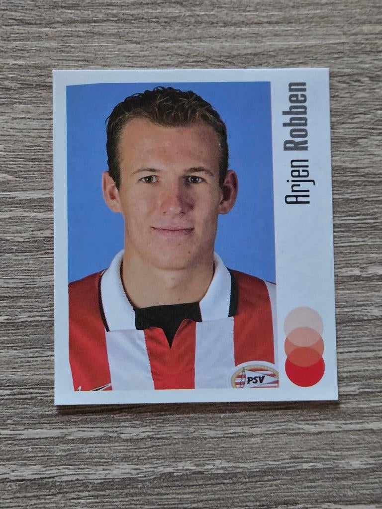 Arjen Robben Panini voetbal 2004 PSV Rookie sticker RC 04, Ophalen of Verzenden, Zo goed als nieuw, PSV, Poster, Plaatje of Sticker