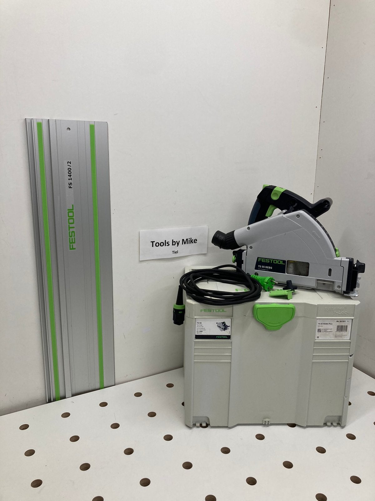 Festool ts55rebq invalzaag incl geleider rail, Ophalen
