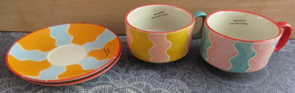 diverse onderdelen Artist servies van Xenos -2,00 per stuk, Nieuw, Ophalen of Verzenden, Overige stijlen, Kop(pen) en/of Schotel(s)