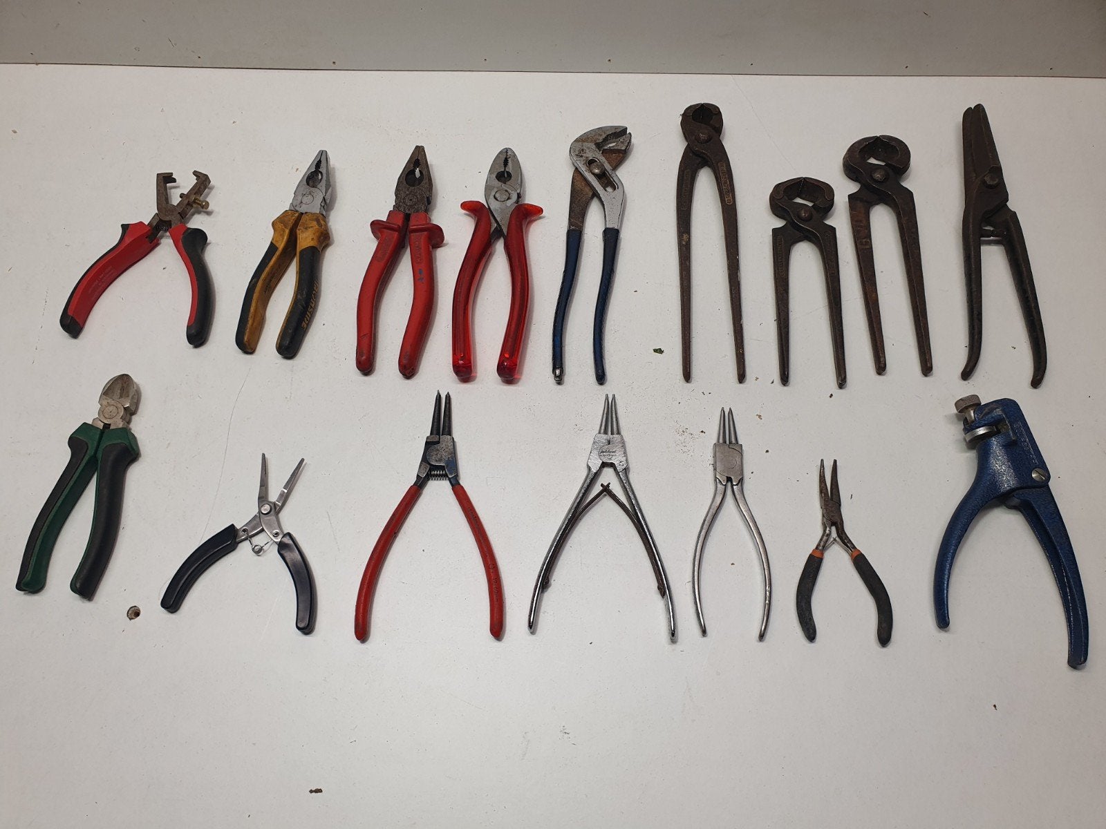 diverse tangen combinatietang,striptang,punttang enz, Ophalen of Verzenden, Gebruikt