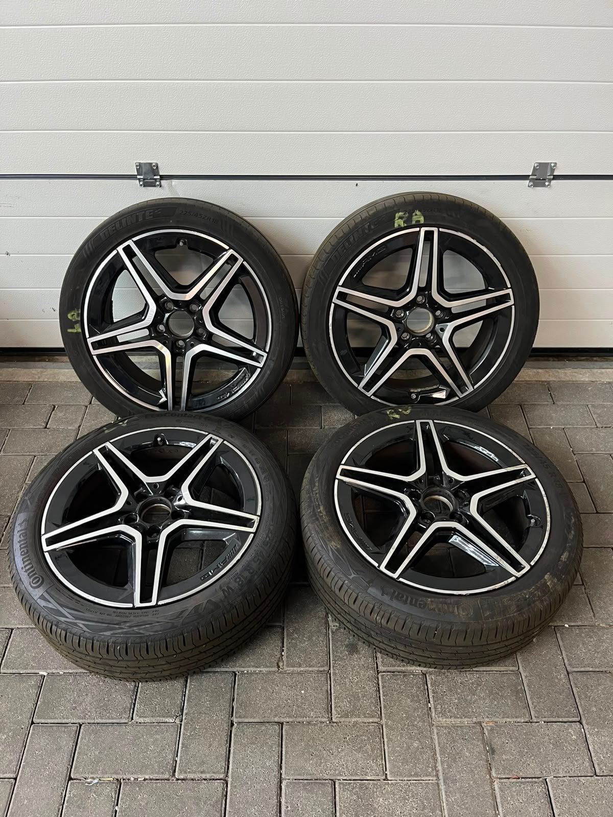 Originele Mercedes 18 inch velgen met banden, Auto-onderdelen, Banden en Velgen, 18 inch, Banden en Velgen, Ophalen of Verzenden