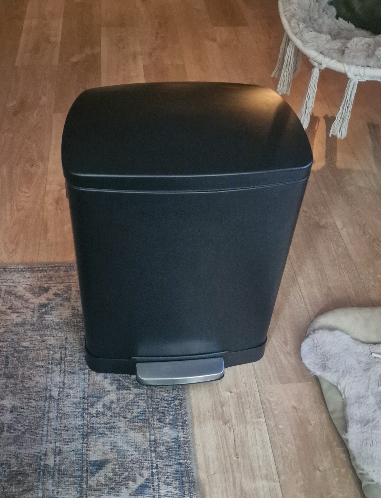 Zwarte pedaalemmer 40 liter, Ophalen, Zo goed als nieuw