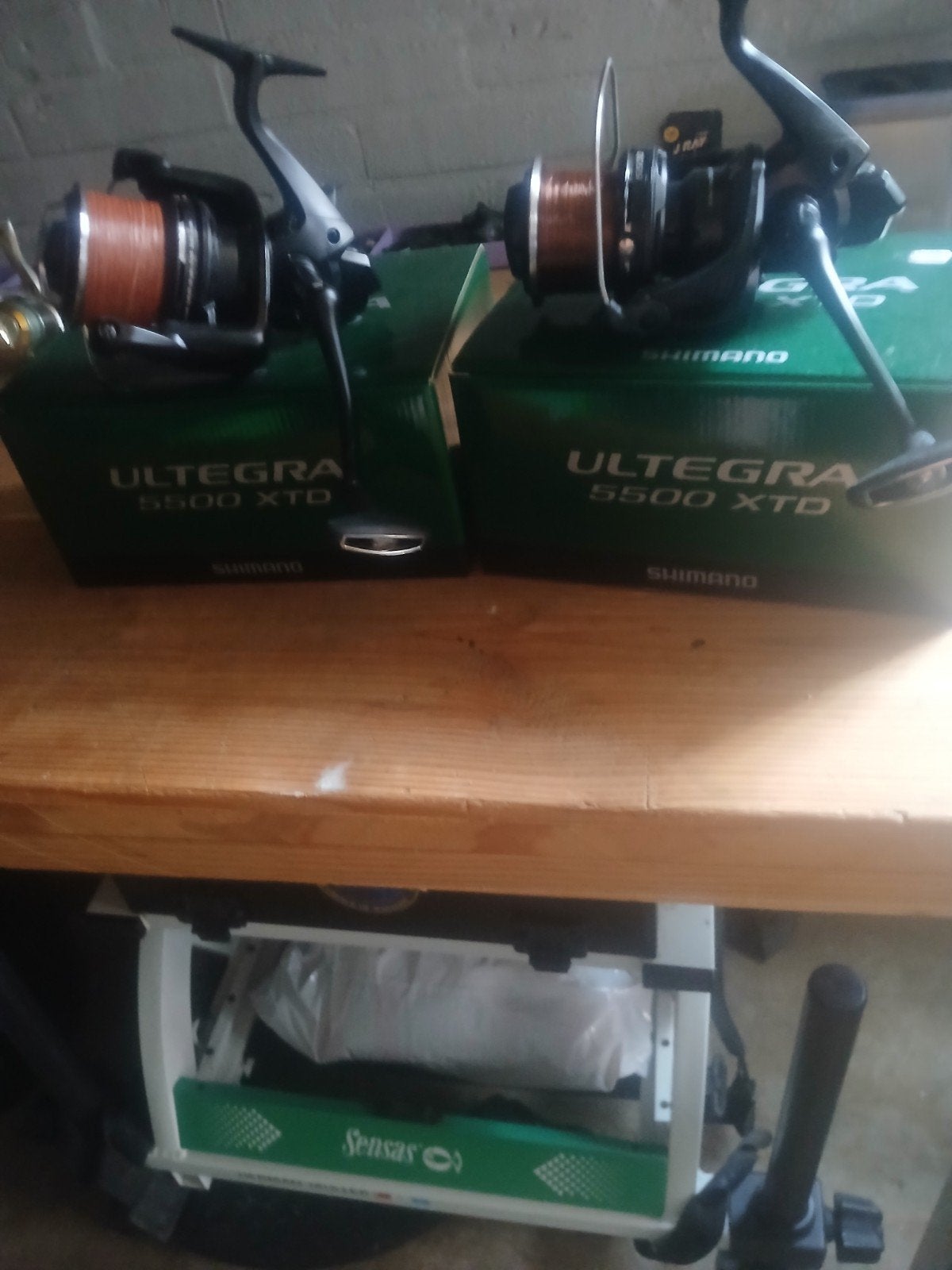 Te koop 2x schimano 5500 xtd, Ophalen of Verzenden, Zo goed als nieuw, Molen
