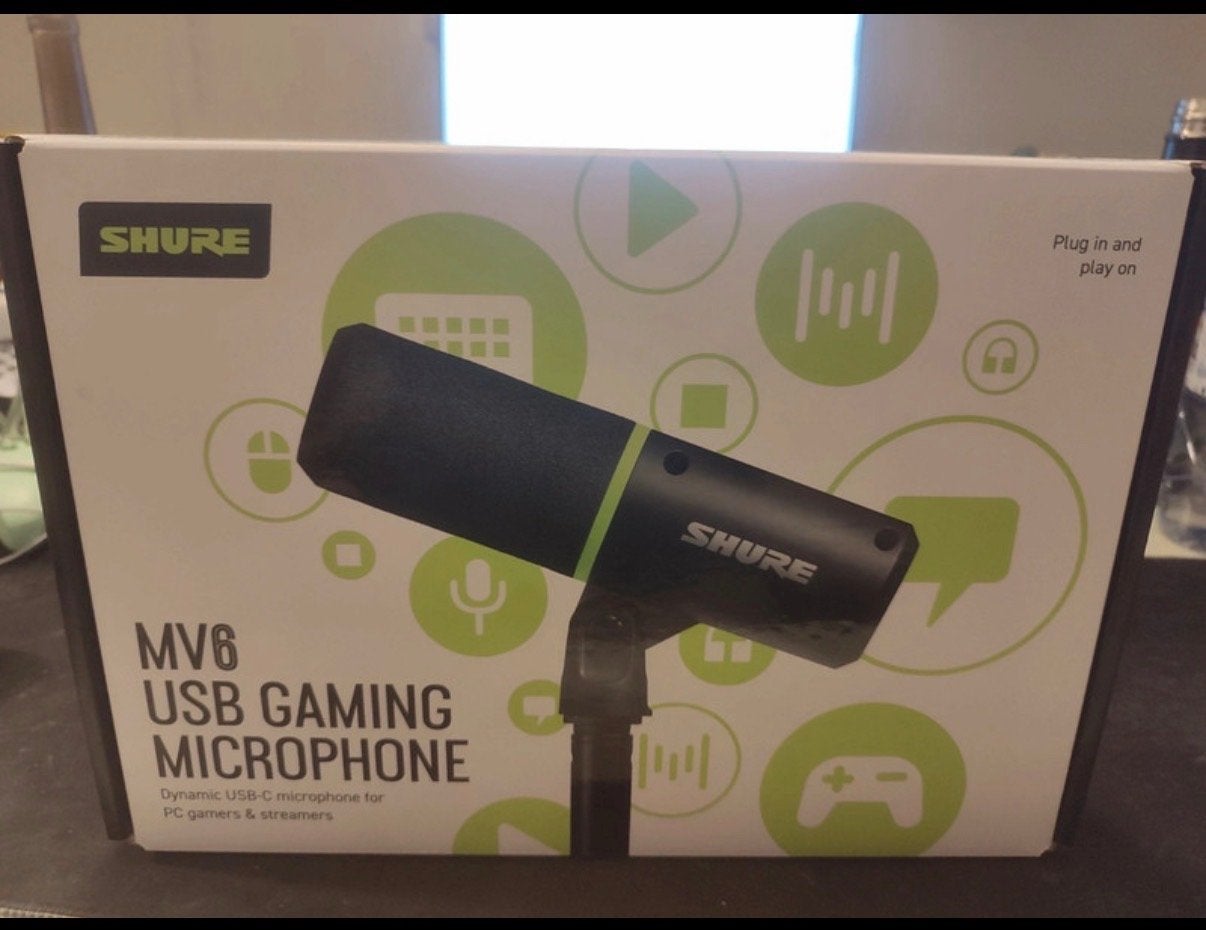 Nieuwe Shure MV6 USB Gaming Microfoon - Fabrieksverzegeld, Muziek en Instrumenten, Microfoons, Ophalen of Verzenden, Nieuw, Overige typen