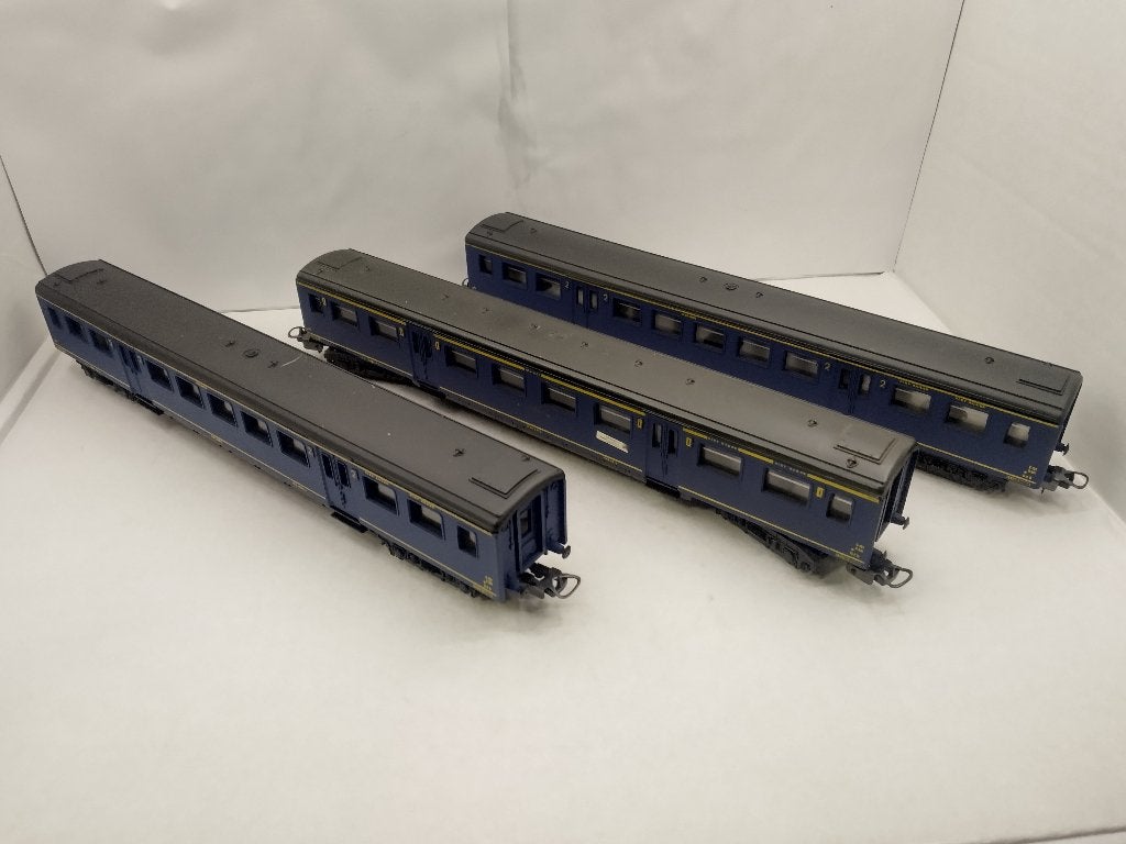 3 Lima NS wagons HO, Gebruikt, Gelijkstroom, Analoog, Wagon