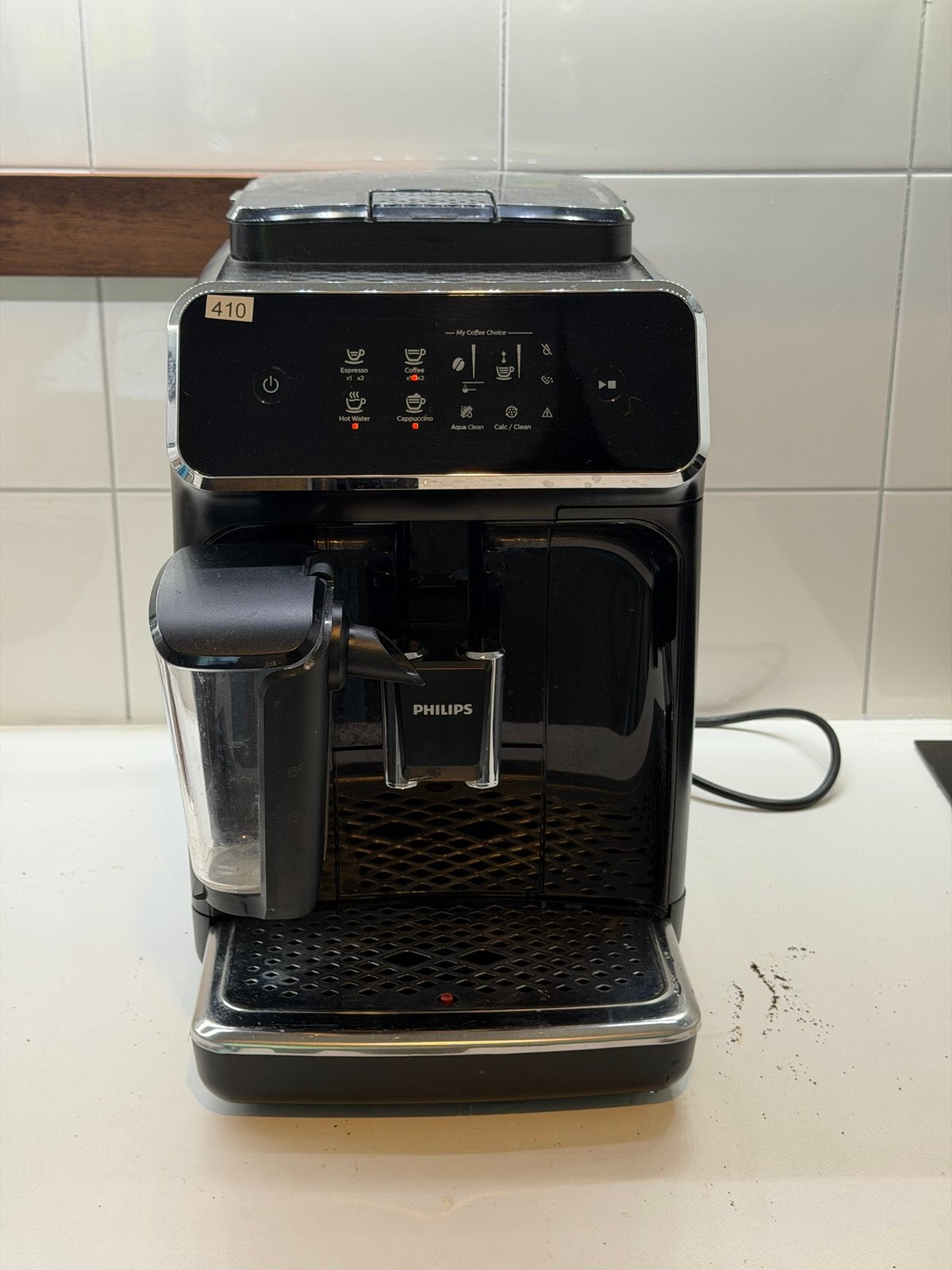 Philips Volautomatische Espressomachine - Zwart, Afneembaar waterreservoir, Gebruikt, Espresso apparaat, 4 tot 10 kopjes