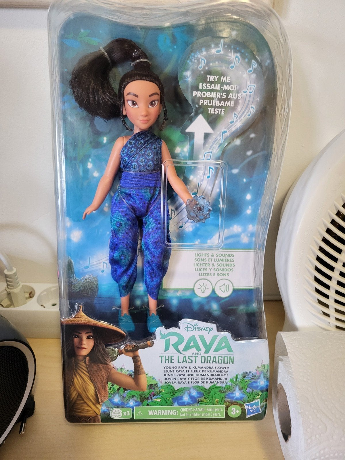 Nieuwe disney raya en de laatste draak pop, licht & geluid, Ophalen of Verzenden, Nieuw, Pop