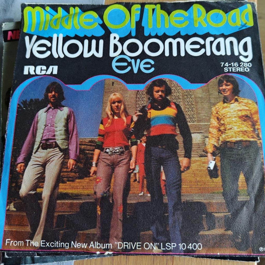 Middle Of The Road - Yellow Boomerang / Eve (Vinyl Single), Ophalen of Verzenden, Gebruikt