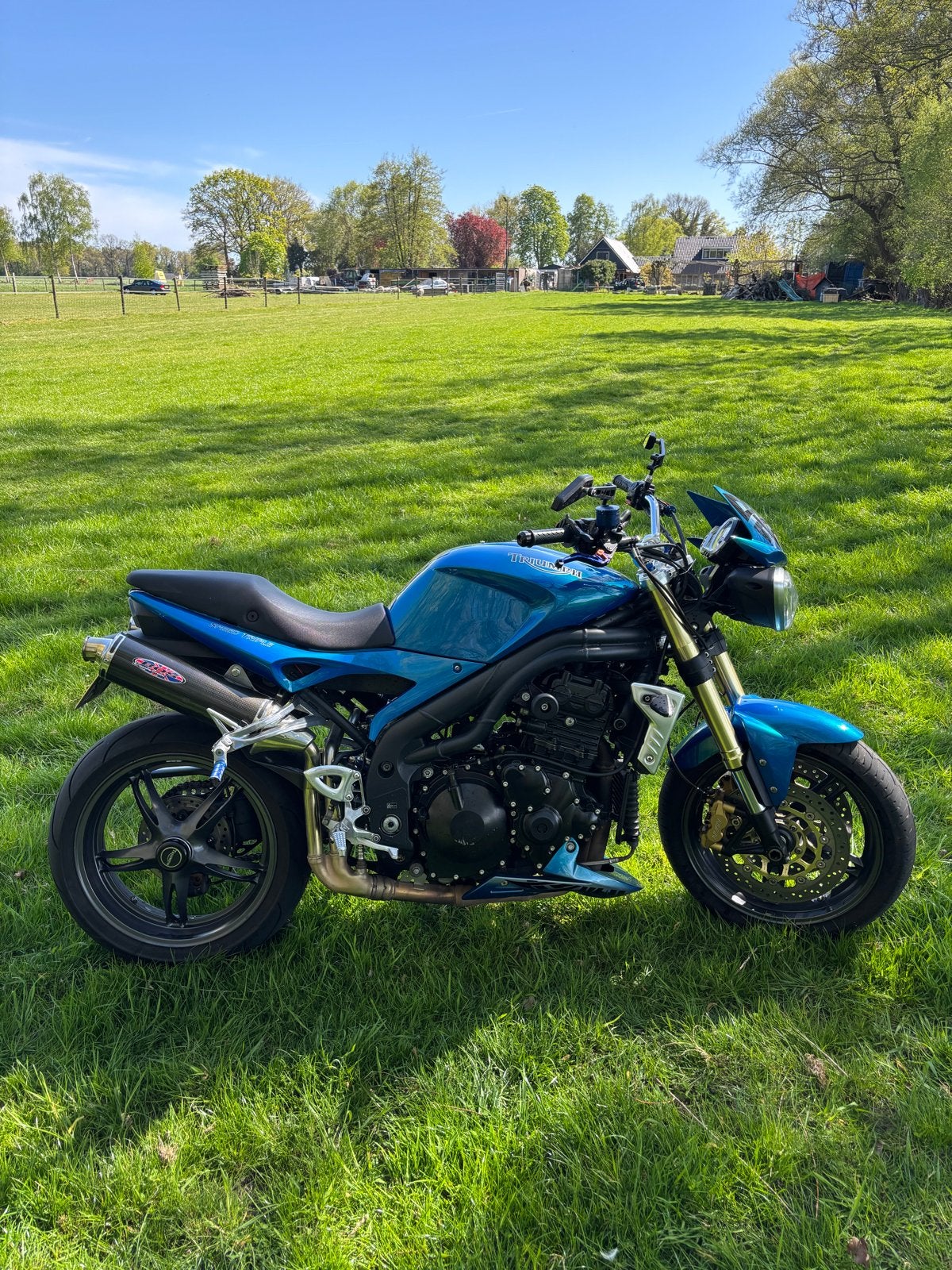 Triumph Speed Triple 1050 - Blauw - Naked Bike, Motoren, Motoren | Triumph, Particulier, Naked bike, meer dan 35 kW, 3 cilinders