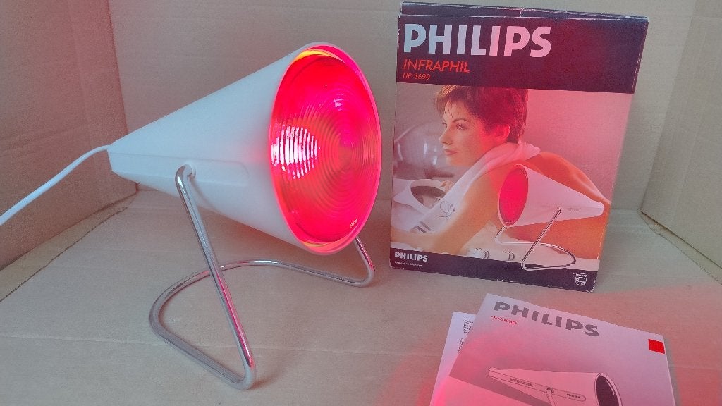 Infrarood warmtelamp Philips Infraphil HP3690 150 watt, Ophalen of Verzenden, Gebruikt, Overige typen