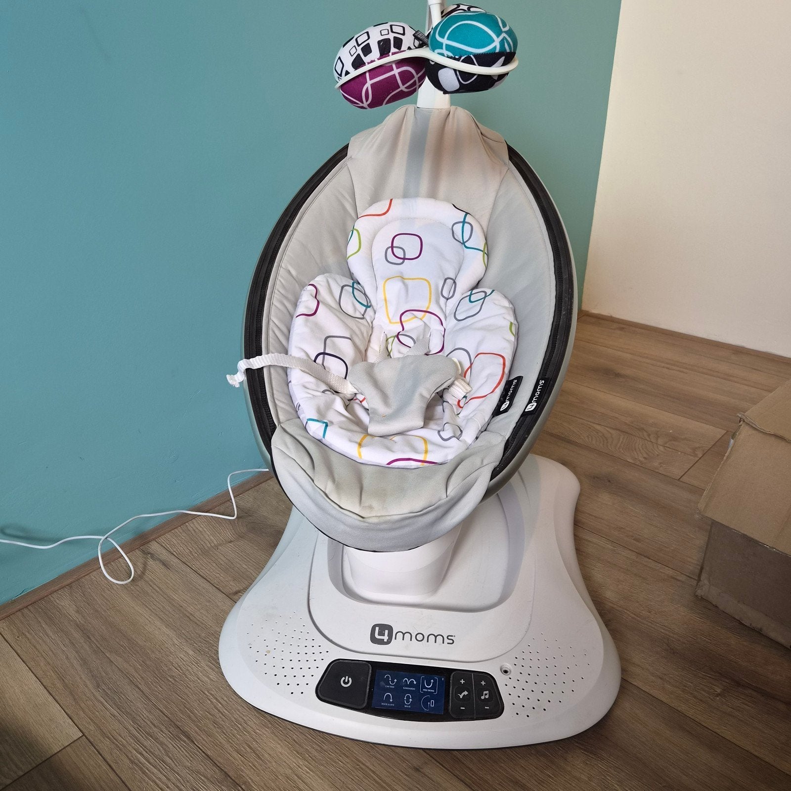 4moms elektrische schommelstoel met verkleiner, Kinderen en Baby's, Gebruikt, Schommelstoel, Met gordel(s) of riempje(s), Ophalen