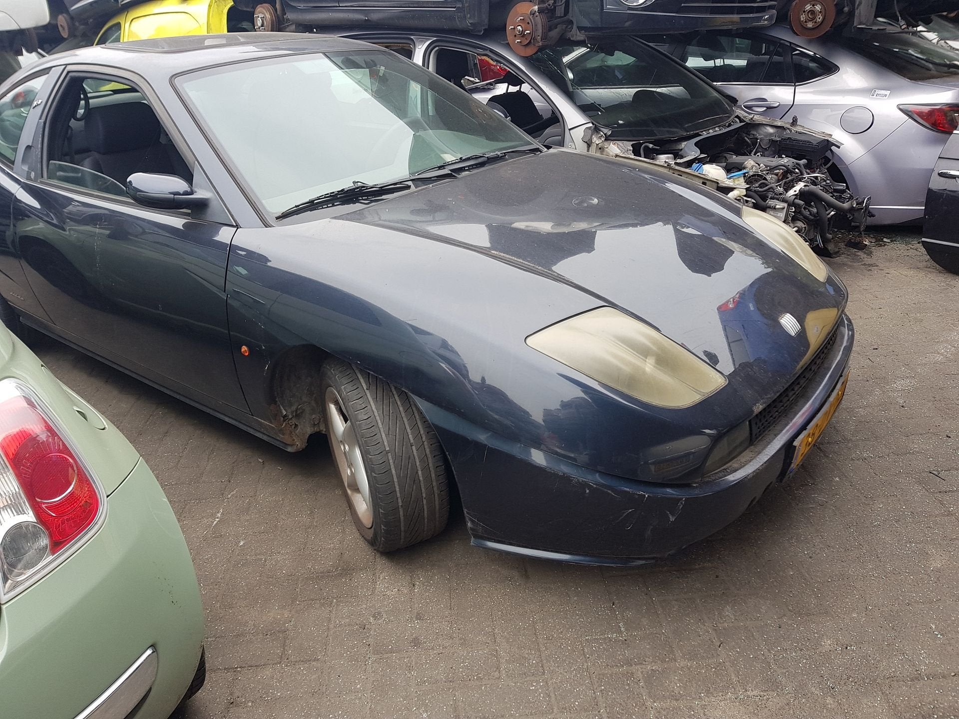 FIAT COUPE  VOORBUMPER  MOTORKAP BJ 2000, Auto-onderdelen, Carrosserie en Plaatwerk, Gebruikt, -, Voor, -