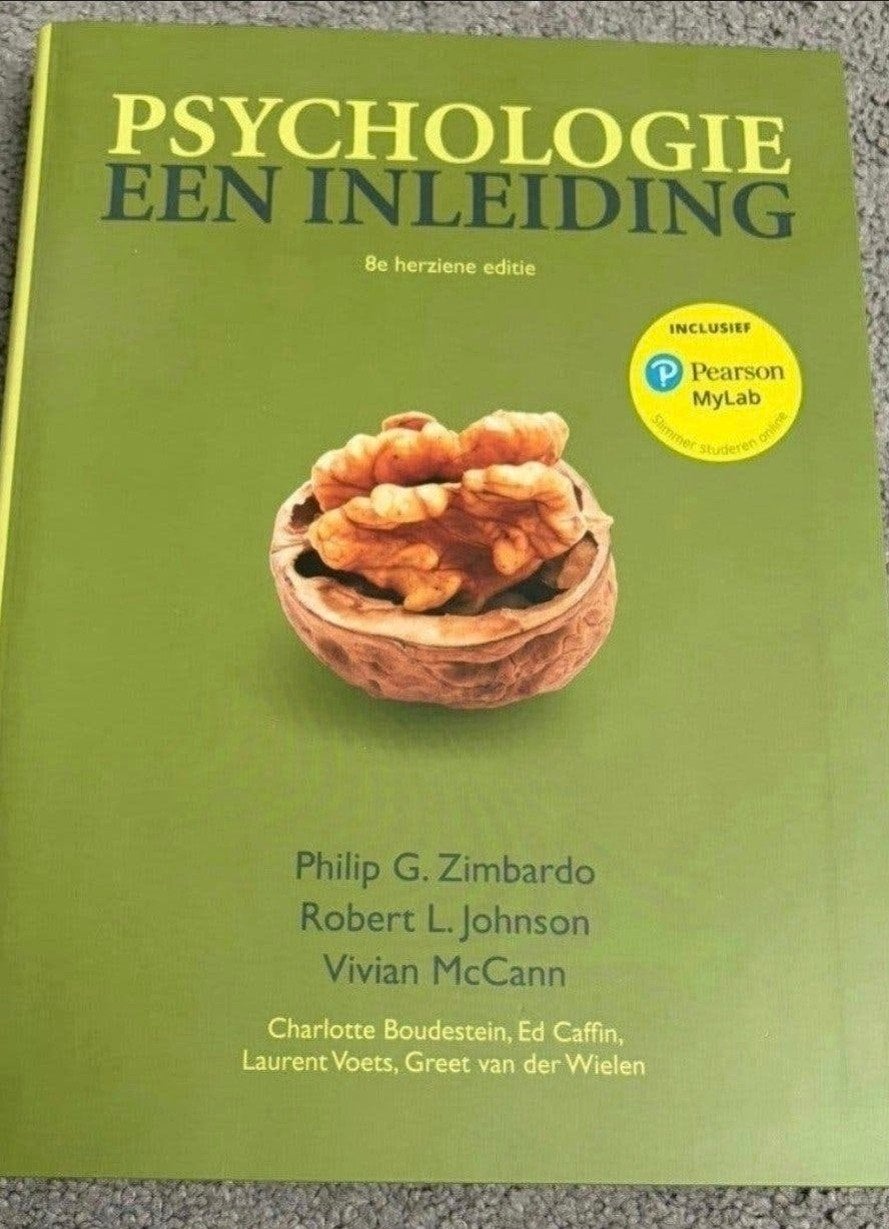 Psychologie: Een Inleiding (8e editie) - Zimbardo e.a., Boeken, Ophalen of Verzenden, Zo goed als nieuw, Overige onderwerpen, Philip G. Zimbardo, Robert L. Johnson, Vivian McCann