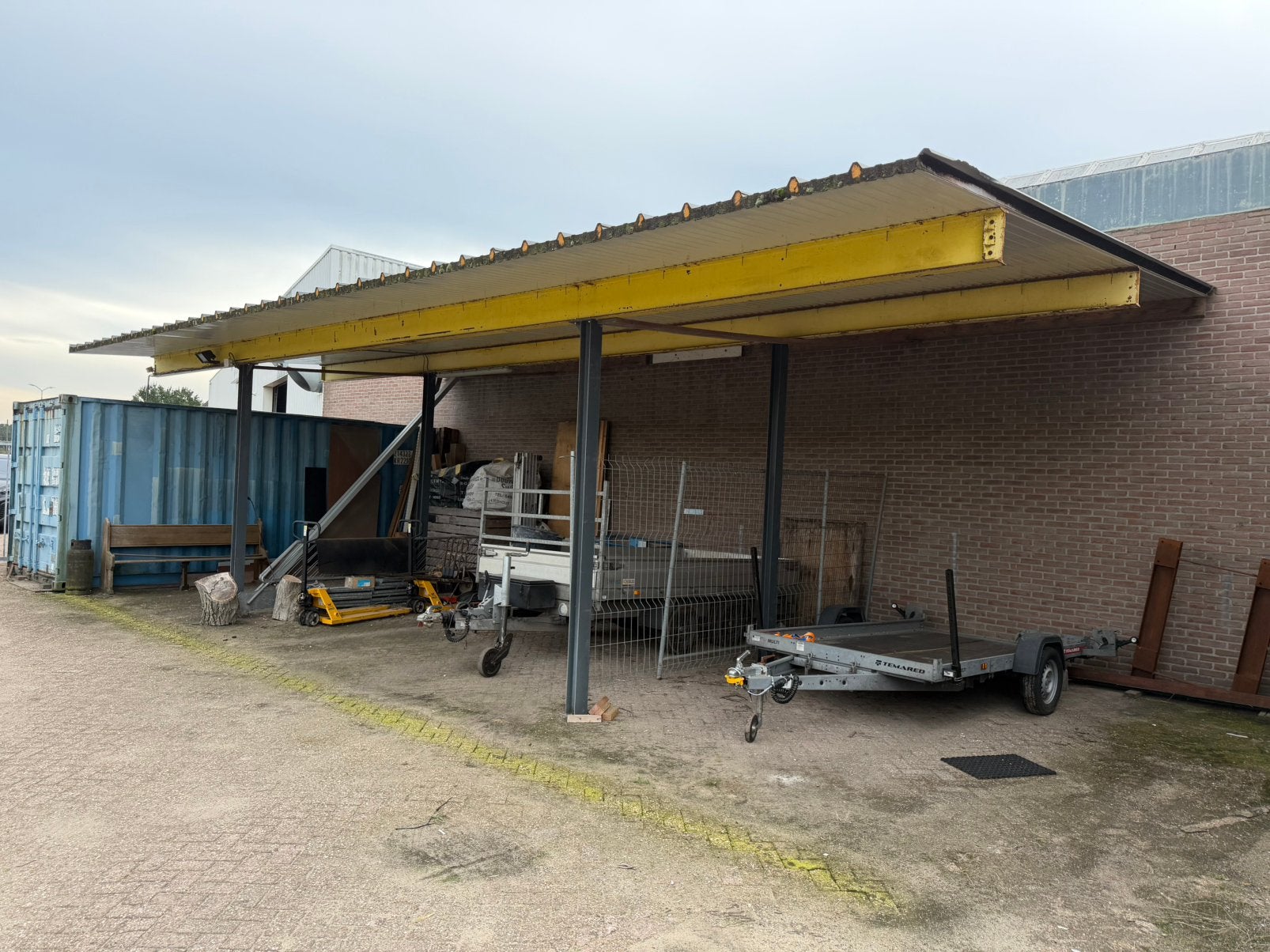 Afdak 13m x6m, Ophalen, Zo goed als nieuw