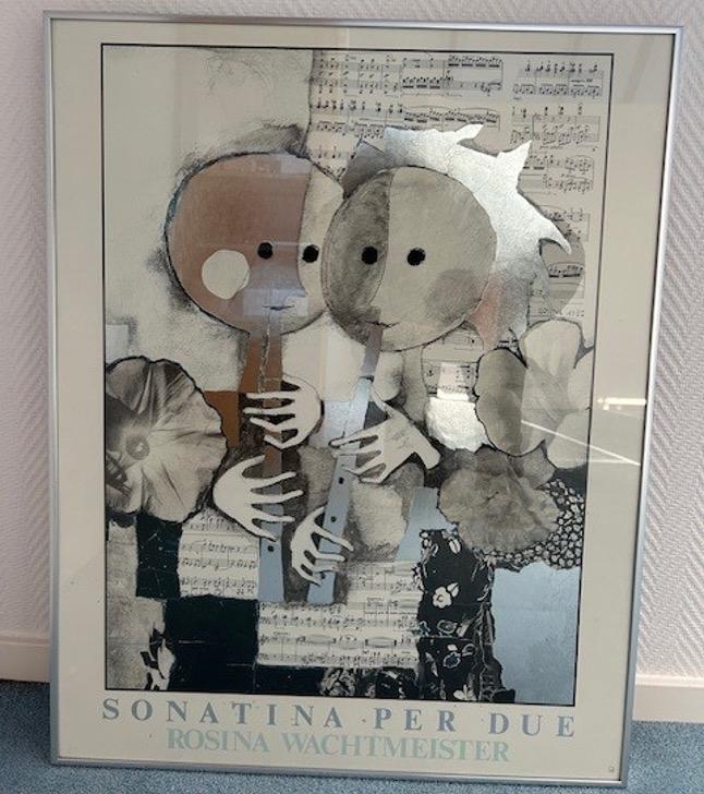 Rosina Wachtmeister ingelijste kunstposter, Antiek en Kunst, Ophalen