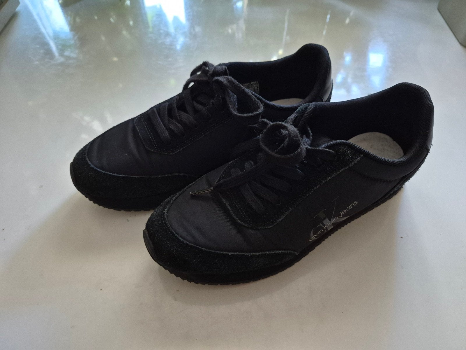 Calvin Klein damessneakers - zwart - maat 40, Zwart, Ophalen of Verzenden, Calvin Klein, Sneakers of Gympen