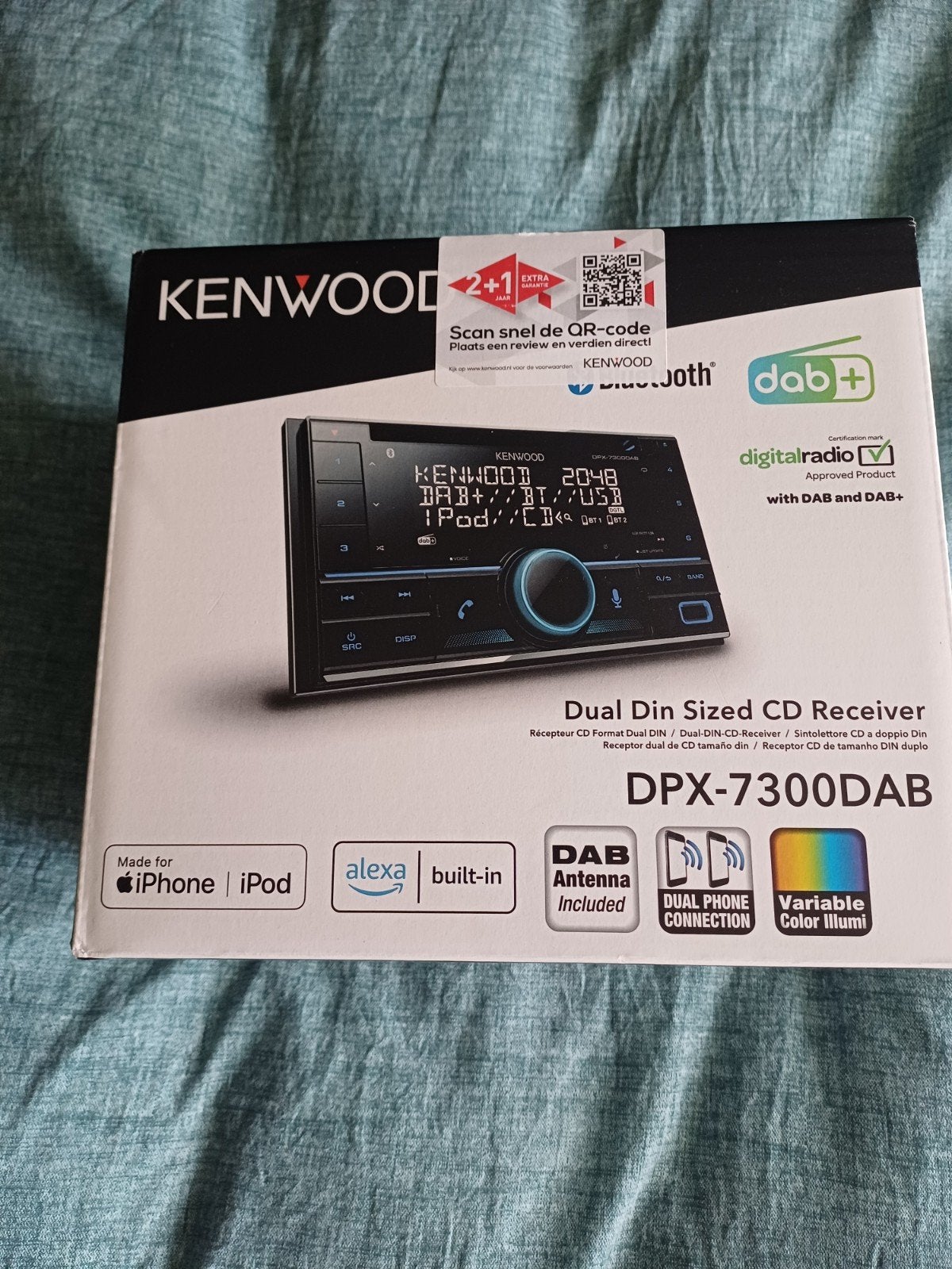 kenwood dpx 7300 dab dubbel din radio, Ophalen, Nieuw
